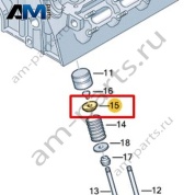 Тарелка пружины VAG 058109641D
