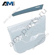 Накладка левой двери верхняя Фольксваген Туарег (2018-2023) 760867409ENVE