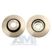 Передний правый тормозной диск TRW DF6696S  Volkswagen Touareg II (2014-2018)