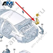 Шумоизоляция колесной арки Audi A7 (4G) 2015-2018 4G5863778B