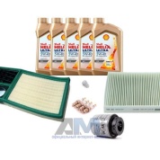 Комплект фильтров для ТО-2 Fabia 1.6MPI с маслом Shell 5W40