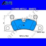 Задние тормозные колодки (ATE) 13.0460-4872.2 для Porsche Taycan I (2019-2024)