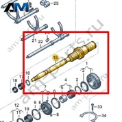Первичный вал VAG 0HL311105