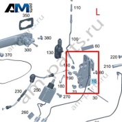 Замок двери водителя Mercedes G-class W465 A4637203103