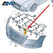 Крепежный элемент Audi A6 (C7) 2015-2018 4G0919268P