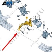 Опора Audi Q7 (4M) 2016-2024 4M0199307AE