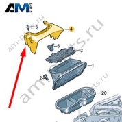Водосточный желоб Audi Q8 e-tron 2024-2024/Audi e-tron 2019-2023 4KR819979B