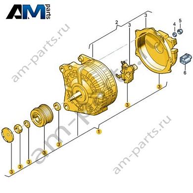 Генератор VAG 04E903025JКупить генератор 04E903025J Фольксваген/Ауди/Шкода- спец. Цена