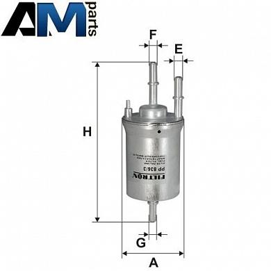 Фильтр топливный Поло 1.6 (105 л.с.) PP836/3 Filtron