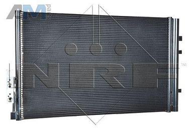 Радиатор кондиционера (NRF) 350036 для BMW X3 (F25) 2011-2017 20dX B47