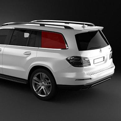 Боковое окно задней части кузова левое A1666704100 Mercedes GL X166