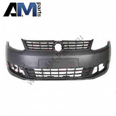 Передний бампер с омывателем фар Caddy (черный) 2K5807217A9B9