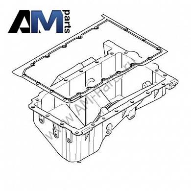Масляный поддон (нижняя часть) 11137544560 на BMW E83 2.0i