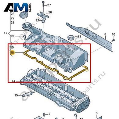Уплотнитель VAG 04L103483CКупить уплотнитель 04L103483C на Фольксваген/Ауди/Шкоду по минимальной цене