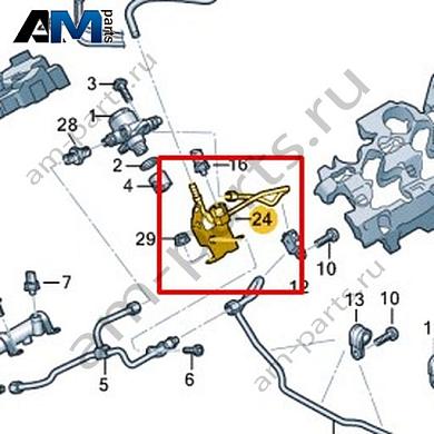 Топливопровод VAG 06M127503SКупить топливопровод 06M127503S для Фольксваген/Ауди/Шкода- гарантия наличия