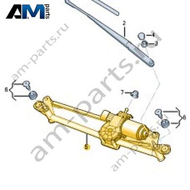 Крепление стеклоочистителя с электромотором VAG 2G1955023DКупить крепление стеклоочистителя с электромотором 2G1955023D на Фольксваген/Ауди/Шкоду- минимальная цена