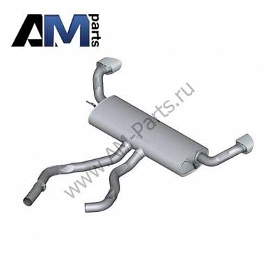 Задний глушитель 18308577472 на BMW (F16) 40dX