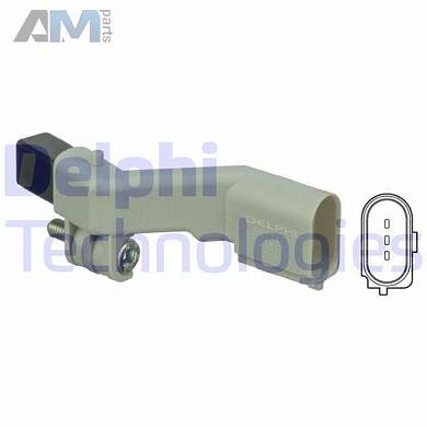 Датчик импульсов коленвала (SS11170) DELPHI для Volkswagen Passat CC (2008-2018)