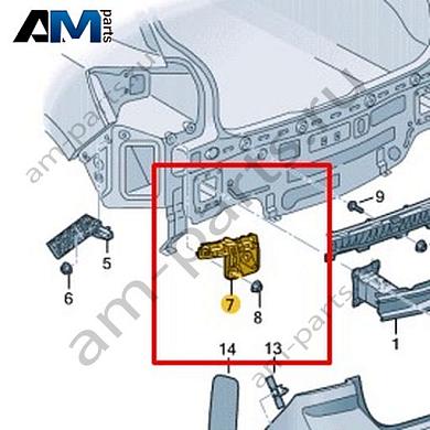 Направляющий профиль Volkswagen T-Roc 2018-2024 2GA807453AКупить направляющий профиль 2GA807453A для Фольксваген Т-рок 2018-2024- гарантия наличия
