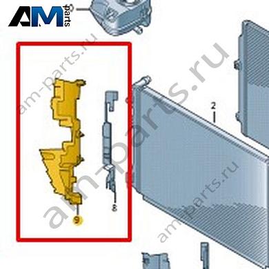 Воздуховод Volkswagen Taigo 2022-2024 2G7121284Купить воздуховод 2G7121284 Фольксваген Тайго 2022-2024- акция