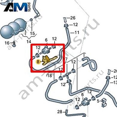 Держатель клапана VAG 07L131157GКупить держатель клапана 07L131157G на Фольксваген/Ауди/Шкоду- минимальная цена