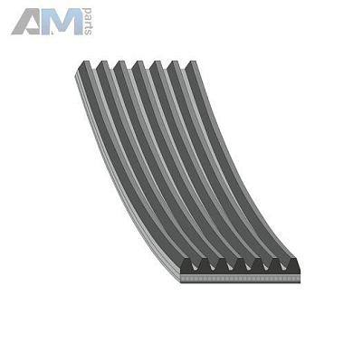 Поликлиновый ремень генератора FEBI (37838) на Audi Q7 (4M) 2015-2019 3.0TFSI