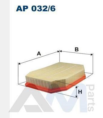 Воздушный фильтр FILTRON (AP032/6) BMW 5 серия (F10) 523i