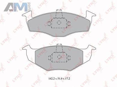 Колодки тормозные передние LYNX для Mk2 (2007-2014) BD-8008