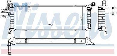Дополнительный радиатор ОЖ (NISSENS) 606087 для  Volkswagen Caravelle T6 (2019-2023) 2.0TDI (150 л.с.) CXHA