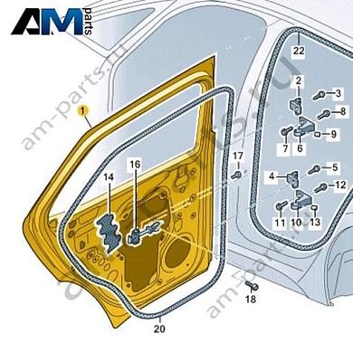 Задняя правая дверь Volkswagen id4/id5 2021-2024 11E833056Купить заднюю правую дверь 11E833056 на Фольксваген id4/id5 2021-2024- минимальная цена
