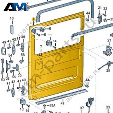Сдвижная дверь высокая, без проема для стекла Volkswagen Crafter 2012-2016 2E1843108AKКупить сдвижную дверь высокая, без проема для стекла 2E1843108AK Фольксваген Крафтер 2012-2016- бесплатная доставка