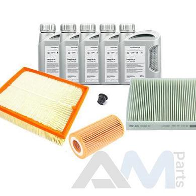 Оригинальный комплект ТО-1/3 для Audi A1 (8X) 2.0TFSI VAG LL 3 (допуск 504/507)