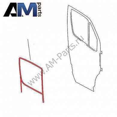 Уплотнитель/направляющая стекла правая Crafter 2E0837404