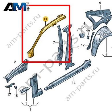 Боковина (внутренняя часть) Volkswagen Jetta VII 2020-2024 17A809437Купить боковину (внутреннюю часть) 17A809437 на Фольксваген Джетта VII 2020-2024- выгодные цены