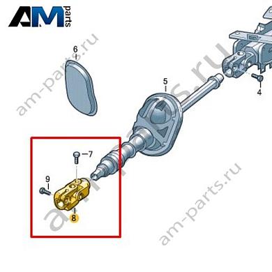 Шарнир VAG 1EB419755BКупить шарнир 1EB419755B для Фольксваген/Ауди/Шкода- акция