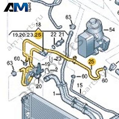 Шланг системы охлаждения Volkswagen Crafter 2012-2016 2E0121096BКупить шланг системы охлаждения 2E0121096B для Фольксваген Крафтер 2012-2016- спец. Цена
