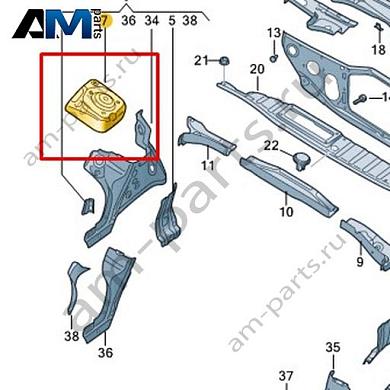 Чашка амортизаторной стойки Volkswagen id3 2020-2024 1EA809122Купить чашку амортизаторной стойки 1EA809122 Фольксваген id3 2020-2024- выгодные цены