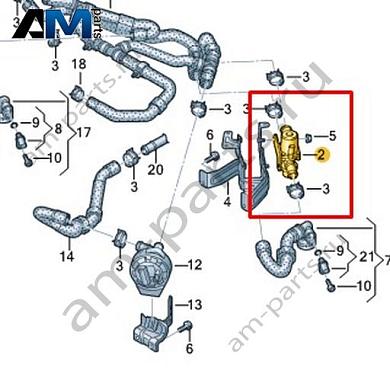 Управляющий клапан Volkswagen id3 2020-2024 1EA906457Купить управляющий клапан 1EA906457 на Фольксваген id3 2020-2024 на выгодных условиях