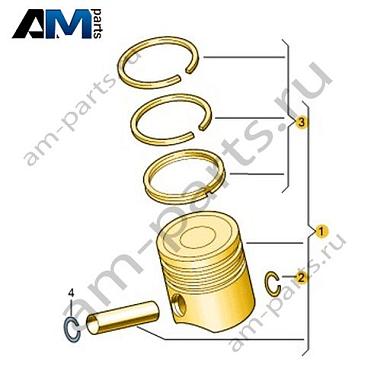 Поршень в сборе VAG 06N107065AКупить поршень в сборе 06N107065A на Фольксваген/Ауди/Шкоду- спец. Цена