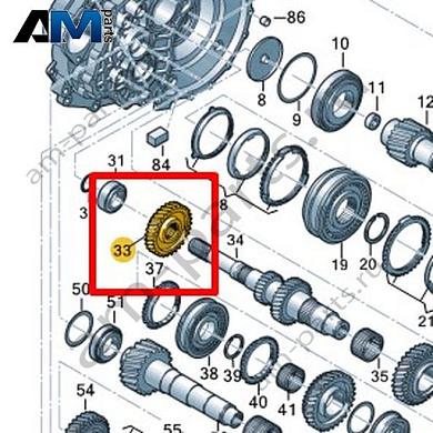 Шестерня VAG 0A5311351RКупить шестерню 0A5311351R Фольксваген/Ауди/Шкода- гарантия наличия
