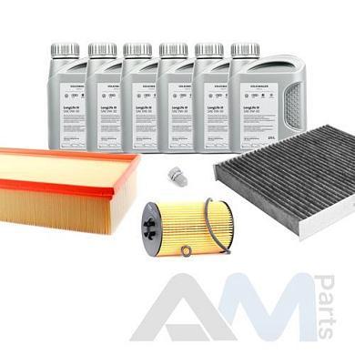 Набор для ТО-1/3 Тигуан II рестайлинг 2.0TDI масло LL3 с допуском 504/507