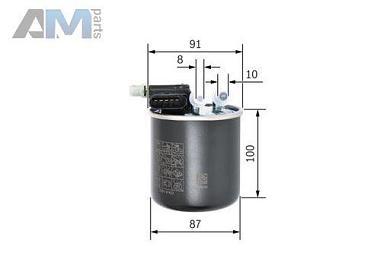 Топливный фильтр (F026402836) Bosch на Mercedes GLS 2015-2019 (X166) GLS 350CDI BlueTec