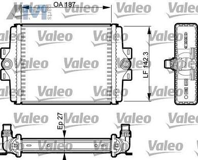 Дополнительный радиатор (VALEO) 735467 для BMW 3 серии F30 2012-2015 328iX