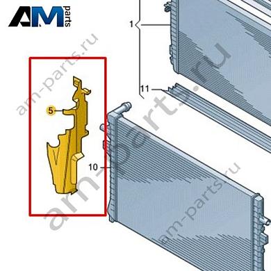 Воздуховод Volkswagen Scirocco 2015-2018 1K8121284EКупить воздуховод 1K8121284E для Фольксваген Сирокко 2015-2018- выгодные цены