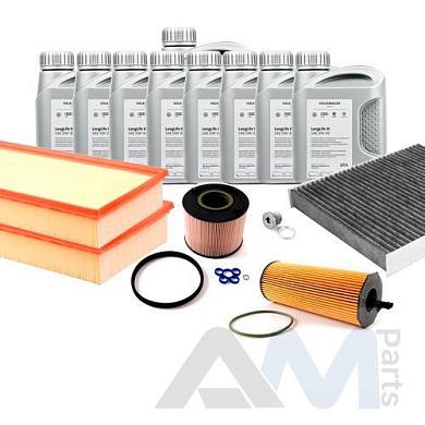 Оригинальный комплект ТО-2/4 для Ауди Q7 4.2 TDI (340 л.с.) VAG LL 3 (допуск 504/507)