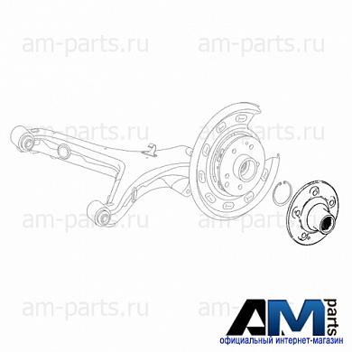 Ступица задняя (L-R) Mercedes Vito W639 A6393560401