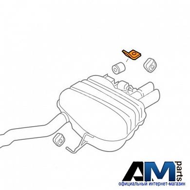 Кронштейн заднего глушителя 18307629933 на BMW (F10) 520i