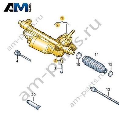 Рулевой механизм VAG 1EC423057MКупить рулевой механизм 1EC423057M на Фольксваген/Ауди/Шкоду- гарантия наличия