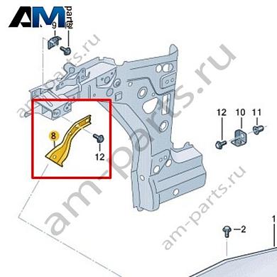 Распорка Volkswagen id3 2020-2024 10A821135AКупить распорку 10A821135A для Фольксваген id3 2020-2024- спец. Цена
