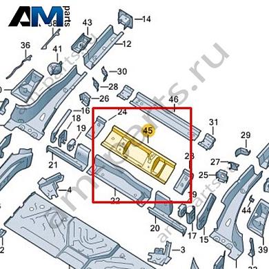 Траверса Volkswagen id3 2020-2024 1EA803531Купить траверсу 1EA803531 на Фольксваген id3 2020-2024 по минимальной цене